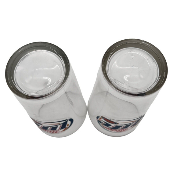 Miller Light Pint Drinking Glasses Lot of 2 Logo Barware Pub Breweriana USA - Picture 4 of 5
